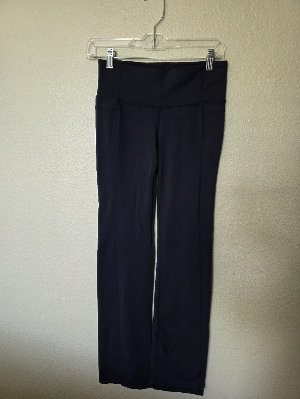 Athleta Straight Up Pants Leggings Yoga, Navy Blue, S